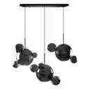 Светильник подвесной светодиодный Loft It Bolle 2029-s3 5.26 м² теплый белый (желтый) свет цвет черный/дымчатый