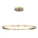 Светильник подвесной светодиодный St luce Sl6238.343.01 15 м² нейтральный белый свет цвет латунь