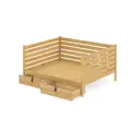Кровать Solarius Tahta-spin160-160-full-2yash 170 x 101 x 170 см сосна цвет бежевый