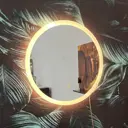 Зеркало для ванной Alfa mirrors Svet-5Vt-Lite сенсорное управление функция памяти с подсветкой LED 50x50см