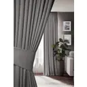 Комплект штор на шторной ленте блэкаут Colore Caldo 7500-320/ Серый, 320x500 см