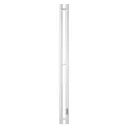 Полотенцесушитель электрический Primoclima Sol R E White 90x1200 мм 77 Вт с терморегулятором I-образный цвет белый матовый