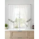Тюль Comfy way Лерис - 87 CW509087-150 на шторной ленте 150x300 см цвет белый