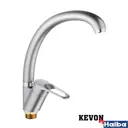Смеситель для кухни Kevon KV36358-1 поворотный излив 21 см цвет серый