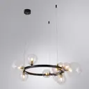 Люстра подвесная Arte lamp A7790sp-10bk 10 ламп 15 м² цвет черный