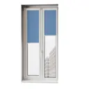 Рулонная штора блэкаут Унистайл Rkrblgol038220, 38x220 см, цвет голубой