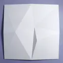 Стеновая панель 3D Bello deco Polymer СП 16 белый 500x500x50мм 0.25м²