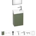 Тумба с раковиной подвесная Wellsee WC Area 20216905R для ванной