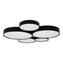Светильник настенно-потолочный светодиодный Loft it Drum 28 м² нейтральный белый свет цвет черный