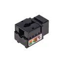 Модуль Keystone Rexant pro Jack RJ-45 8P8C UTP неэкранированный Cat 6 90 градусов цвет черный