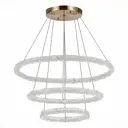 Люстра подвесная светодиодная ST Luce SL6110.203.03 Avana 37 м² регулируемый белый свет цвет золото