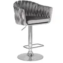 Барный стул Dobrin Marcel 55x110x49 см цвет серый