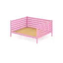 Кровать Solarius Tahta-spin120-200roz-full 130 x 101 x 210 см сосна цвет розовый