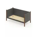 Кровать Solarius Тахта реечное основание temser90-190temd 100 x 101 x 200 см дерево цвет темно-серый, темный дуб