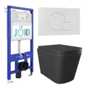 Комплект инсталляция с унитазом Joki JKS302MB011024WM цвет черный