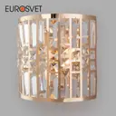 Настенный светильник EUROSVET 10125/2 цвет прозрачный,золотой
