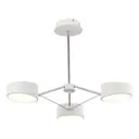 Светильник настенно-потолочный светодиодный ST LUCE SLE6005-502-03 Valle 11 м² холодный белый свет цвет хром