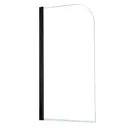 Ширма на ванну azario NF6211 Black 70x150см