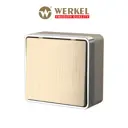 Выключатель накладной Werkel Gallant a051039 1 клавиша цвет шампань