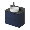 Тумба под раковину Итана Kate 4657810334588 подвесная 80.50см цвет океания