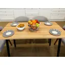 Кухонный стол Diko Loft Delight Dining 140х70х75 см цвет дуб золотой