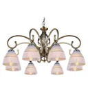 Люстра подвесная Reluce Нет 03514-0.4-08 8 лампа 24 м² цвет бронза