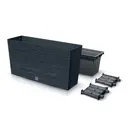 Кашпо Furu case m Prosperplast d 77 см 41 см 72 л полипропилен черный без автополива