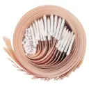 Ламели для вертикальных жалюзи Унистайл LAMPERSI125145 высота 145 см, 15 шт, цвет персиковый