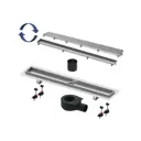 Комплект Tece Linus 700 для монтажа дренажного канала 2 в 1 с основой для плитки tile и steel с мембраной