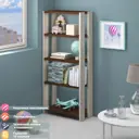 Стеллаж с полками Мэрдэс СТЛН-145 65x110x30 см нагрузка до 20 кг ЛДСП цвет карамель/венге