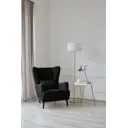 Кресло Диван не мебель Вегас 75x90x85 см велюр цвет черный