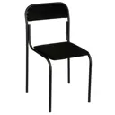 Стул Forpost shop 3578822 42x81x43 см ткань цвет черный