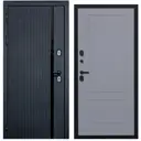 Входная дверь Diva STR MX-46 левый 205x96см цвет черный кварц/силк маус Н7