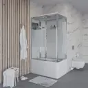 Душевая кабина Niagara 3070164L высокий поддон 120x80см