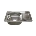 Врезная мойка Mixline 536115 42x66 см глубина чаши 18 см нержавеющая сталь цвет хром