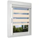 Рулонная штора день/ночь Унистайл RKRZBEZH080125, 80x125 см, бежевый