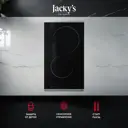 Электрическая варочная панель Jacky`s JH MB34 29 см 2 конфорки цвет черный