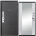 Входная дверь Diva STR МХ-39 205x96см правый цвет Д15 белый софт/венге с зеркалом