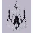Настенный светильник Crystal Lux Magnifico ap2 black-transparent цвет черный