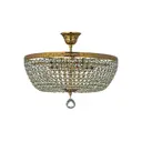 Люстра на штанге Arti lampadari Castellana gold Al_castellana_e_1.3.40.501_g 5 ламп 16.7 м² цвет прозрачный/золотой