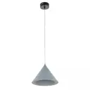 Светильник подвесной светодиодный Myfar Mr2214-1pl 4 м² теплый белый (желтый) свет цвет черный