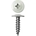 Саморезы по металлу ПШ с пресс-шайбой острые оцинкованные 4.2x16 RAL 9003 1000 шт.