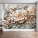 Фотообои Postermarket Розовые розы WM-662V1, 400x270 см