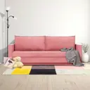 Диван раскладной Cityhd Прямой диван 212x73x74 см велюр цвет розовый