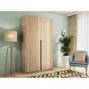 Шкаф распашной Мебельная компания е1 LCK_M1_1200_S 121x220x52.5 см сонома ЛДСП