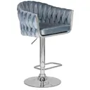 Барный стул Dobrin Marcel lm-9692 55x110x49 см цвет голубой 2 шт