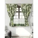 Комплект штор Comfy way CW705166-160 на шторной ленте 160x150 см цвет зеленый, фисташковый, хаки