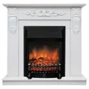 Каминокомплект Realflame Dominica с очагом Fobos Lux BL 1600Вт белый матовый