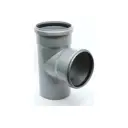 Тройник канализационный малошумный Flextron 110x110 мм 87° полипропилен 3 шт