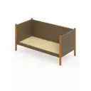 Кровать Solarius Тахта сплошное основание kor80-160olha-full 90 x 101 x 170 см дерево цвет коричневый, ольха